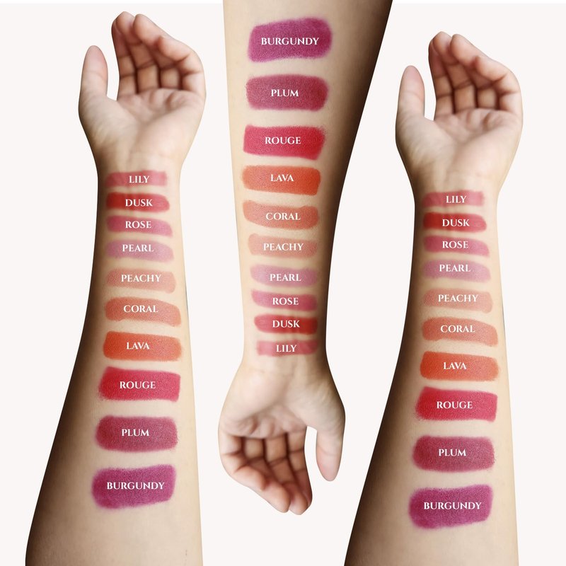Luxury by Sofia 2 in 1 Lipstick Lipliner Retractable Pencil Semi Matte, Vegan, All Natural, Cruelty Free