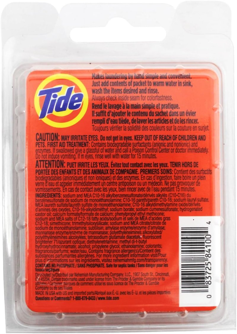 Tide Laundry Detergent Sink Packs - Cleans 3 Loads | Convenient 3-Pack