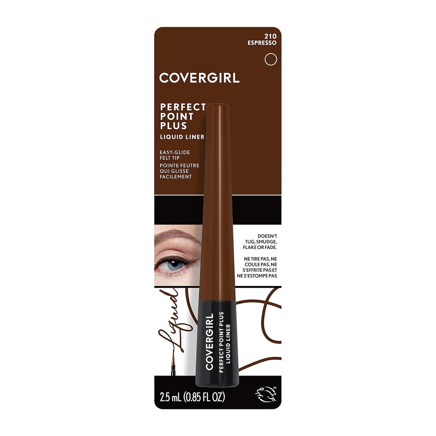 Covergirl Perfect Point Plus Liquid Eyeliner, Espresso, .08 Fl. Oz.
