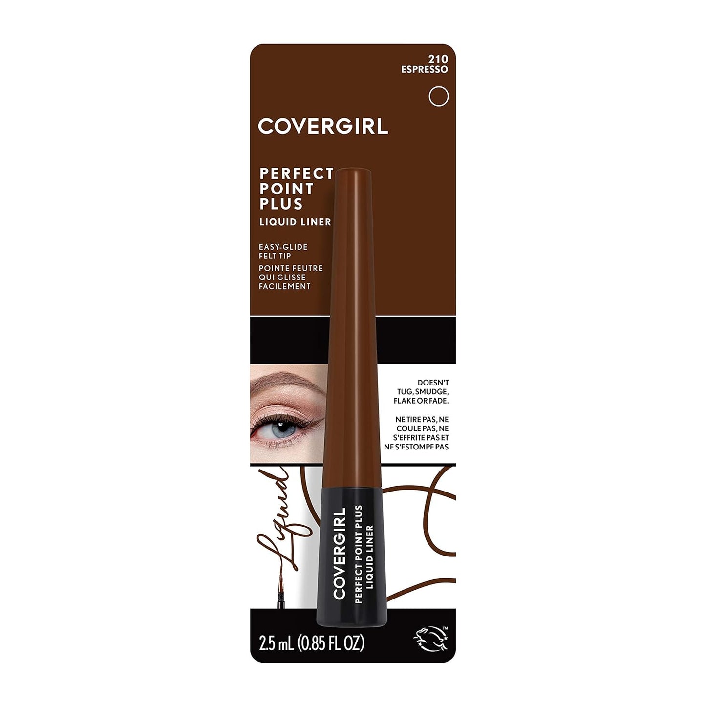 Covergirl Perfect Point Plus Liquid Eyeliner, Espresso, .08 Fl. Oz.