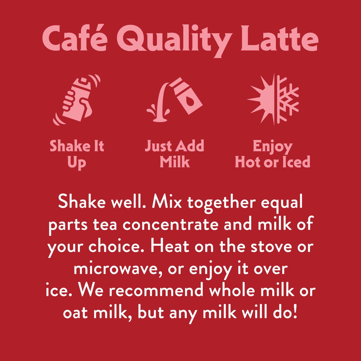 STASH Double Spice Chai Latte Concentrate - Barista Style Caffeinated Chai Tea Beverage - Crafted in Oregon - Plant Based and Dairy-Free, Serve Hot or Iced, 32 fl oz