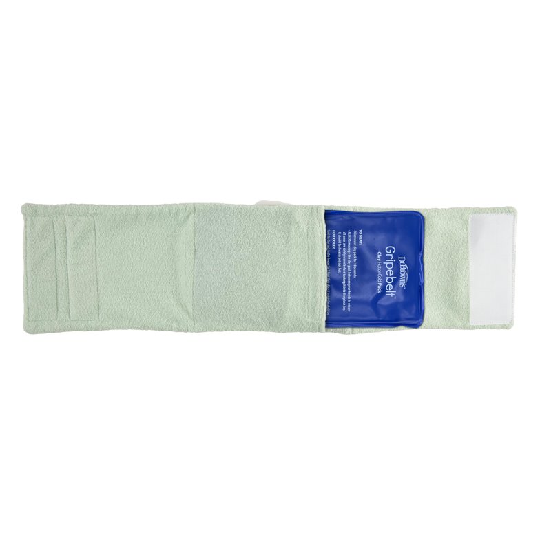 Dr. Brown's Infant Gripebelt Heated Belly Band, Soothe Baby's Tummy with Gentle Warmth and Compression, Panda, 0m+