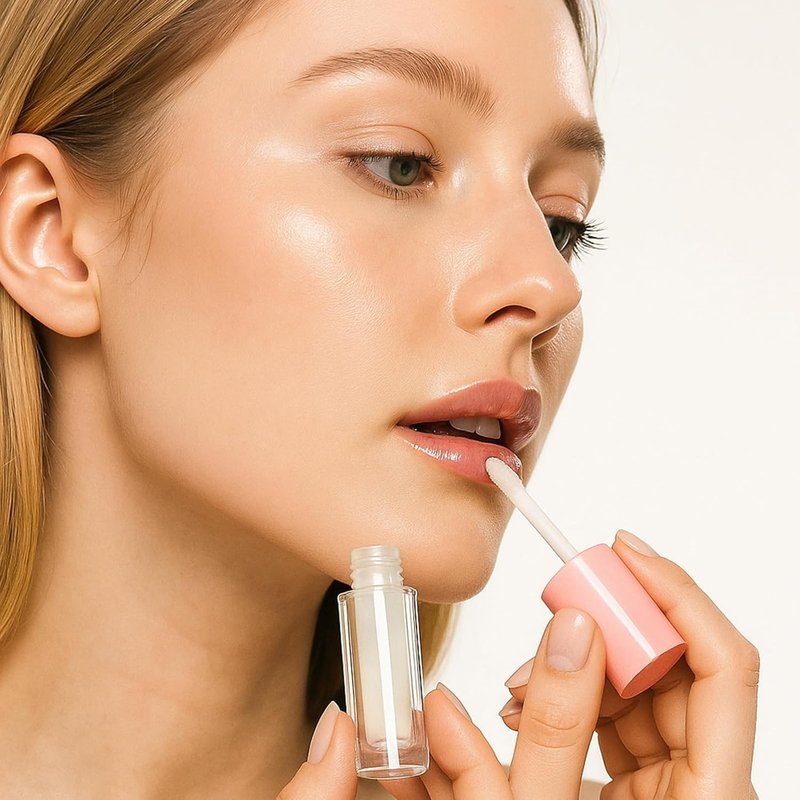 Empty Lip Gloss Tubes - 30 Pcs Pink 6ml Refillable Containers with Wand & Rubber Stoppers | DIY Makeup Kit