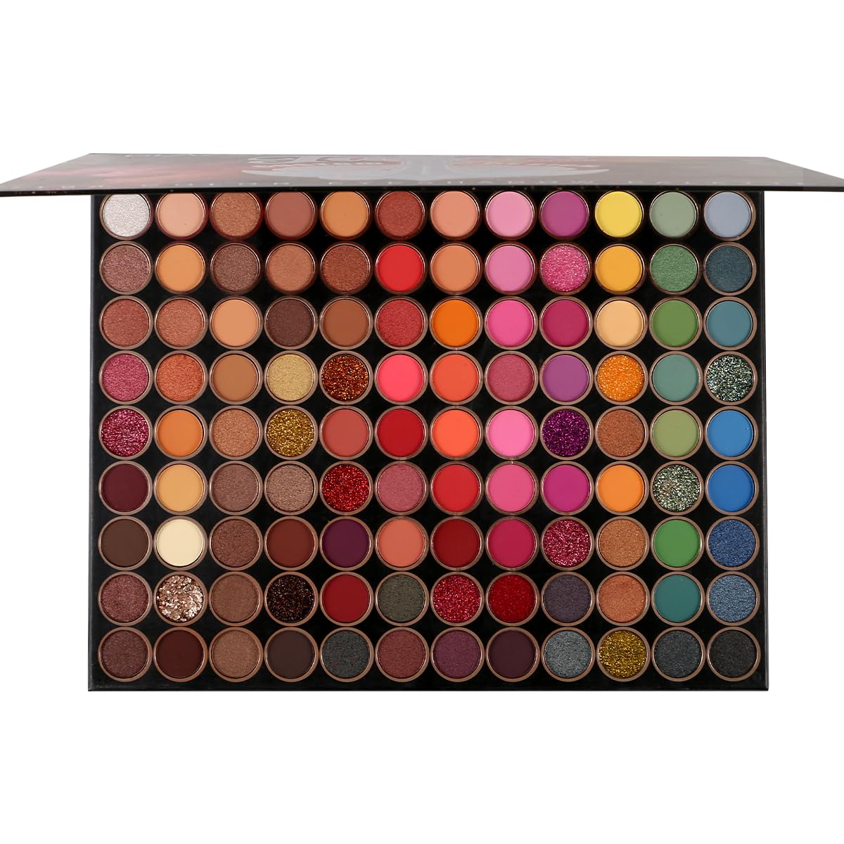torbers Eyeshadow Palette 108 Color Highly Pigmented Matte Shimmer Metallic Professional Eyeshadow Makeup Palette Long Lasting Blendable Waterproof Eye Shadow Cosmetics Kit