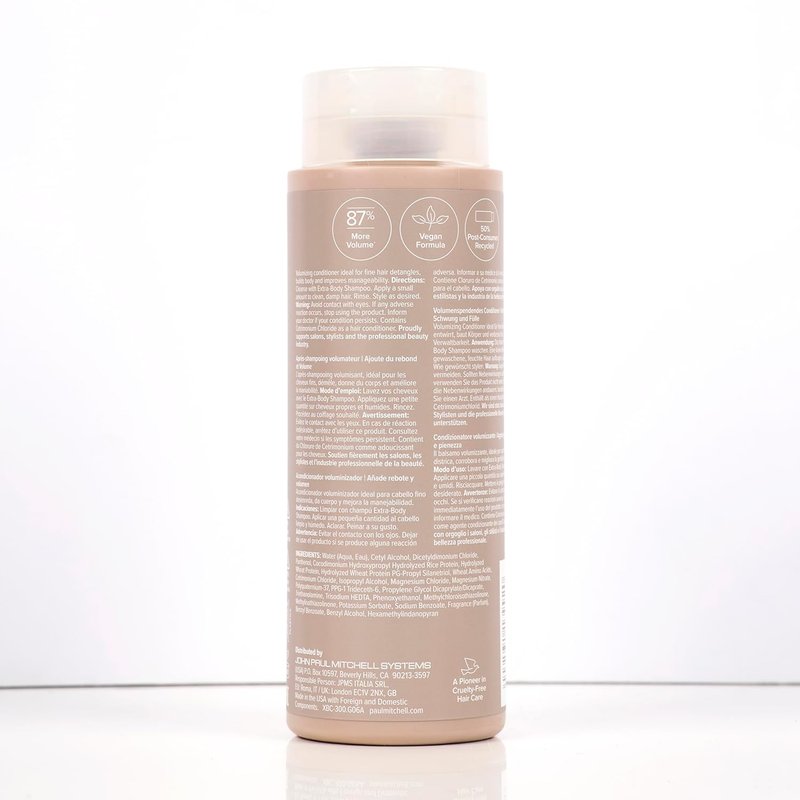 Paul Mitchell Extra-Body Conditioner - Add Bounce & Fullness for Fine Hair | 33.8 Fl Oz