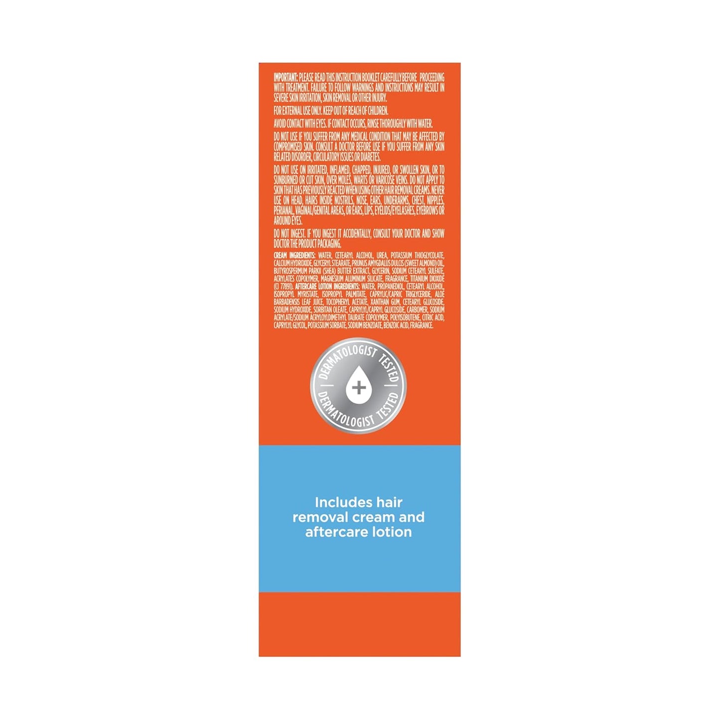 Sally Hansen Hair Remover Face 1.6 fl oz + Aftercare lotion 0.67 fl oz (Pack of 1)