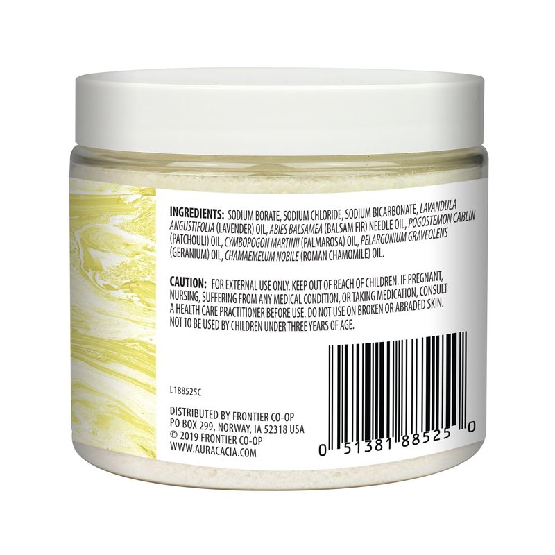 Aura Cacia Aromatherapy Mineral Bath, Tranquil Chamomile, Mineral Bath Salts with Pure Essential Oils for a Soothing and Rejuvenating Foot and Body Soak | 16 Ounce (Pack of 2)