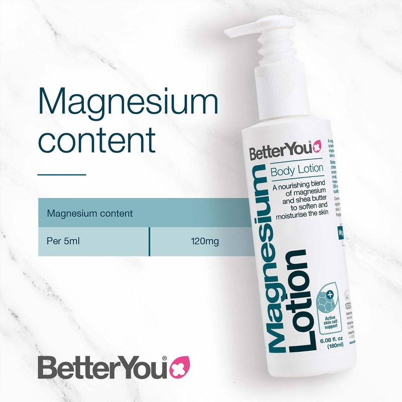 BetterYou Lotion Bundle - Sleep and Magnesium Body Lotion - Softens Skin and Eases Muscles - Calming Lavender and Chamomile Blend - 2 pc