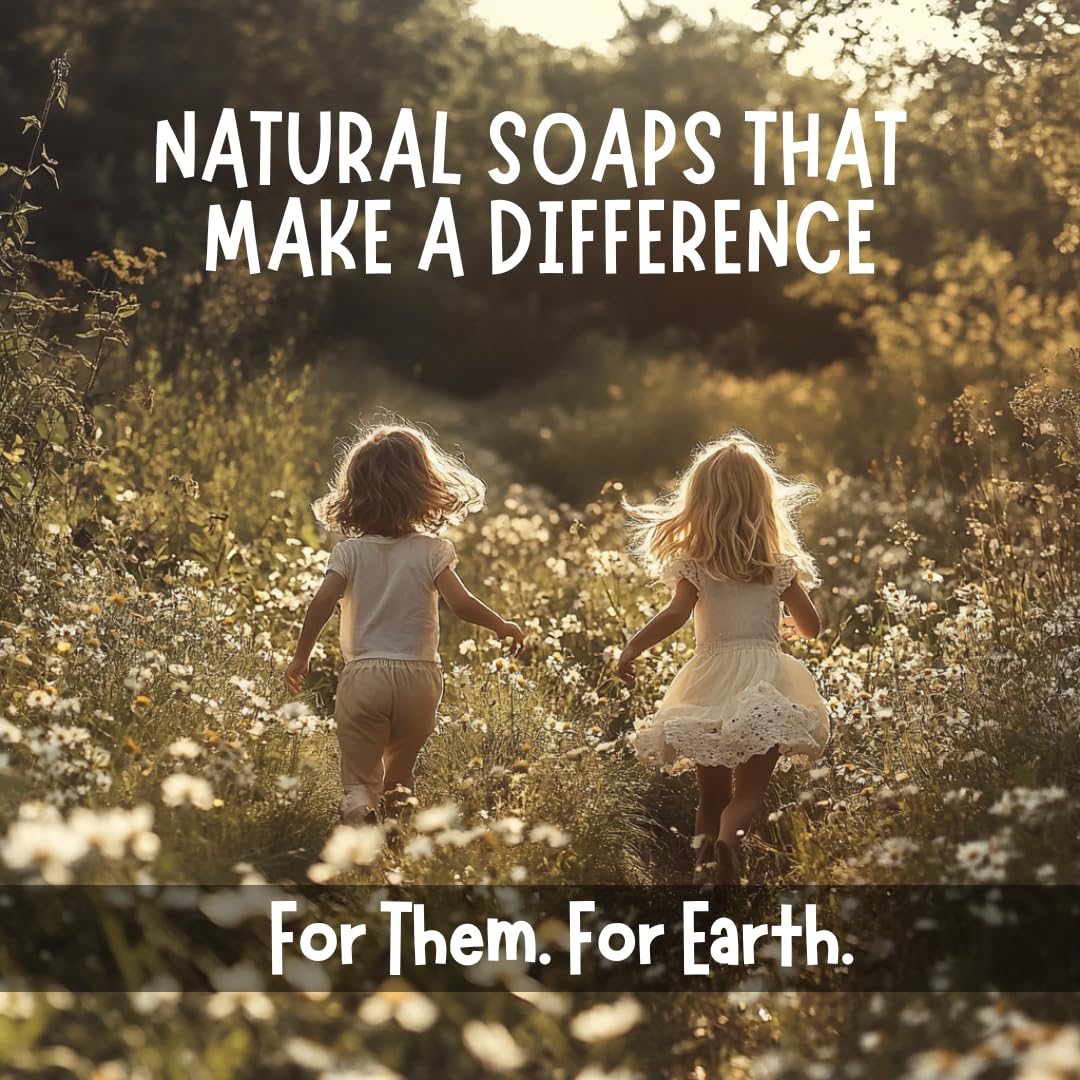 Fragrance-Free Baby Bar Soap - Unscented Natural Soap for Sensitive Skin | Organic, Gentle Formula | 7 Bars (3.5 oz Each)