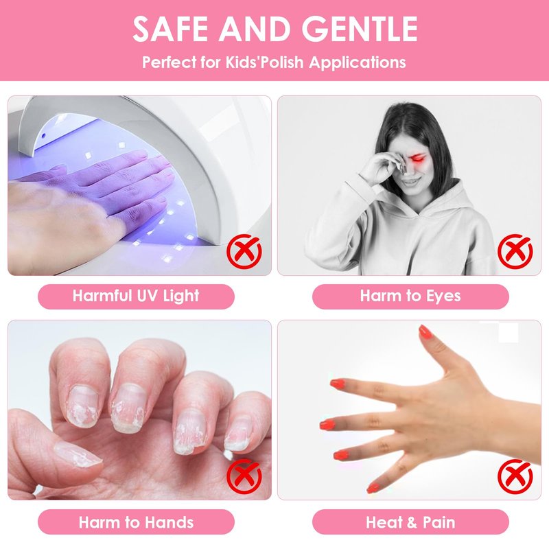 Soiiw Nail Dryer Professional 300W Quick Drying Gentle Nail Dryer Fan for Regular Polish Acrylic Dip Powder Nail Dehydrator Primer with Hot & Cold Air Nail Tech for Home Salon