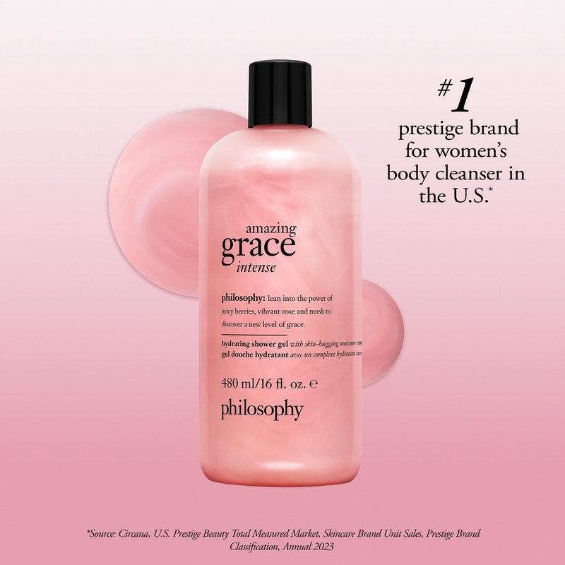 philosophy amazing grace intense shower gel 16 fl oz