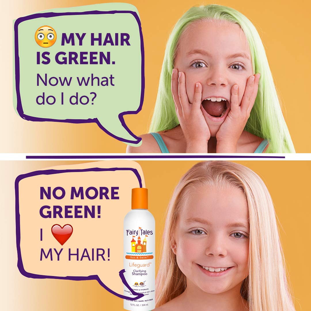 Fairy Tales Sun & Swim Lemon-Aid Kids Conditioner - After Pool & Beach Hair Conditioner - Replenishes Moisture, Softens & Detangles After Chlorine, Salt & Sun - Citrus Scent - 32 oz