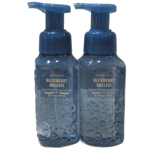 Bath & Body Works Blueberry Bellini Gentle Foaming Hand Soap 8.75 Ounce 2-Pack (Blueberry Bellini)