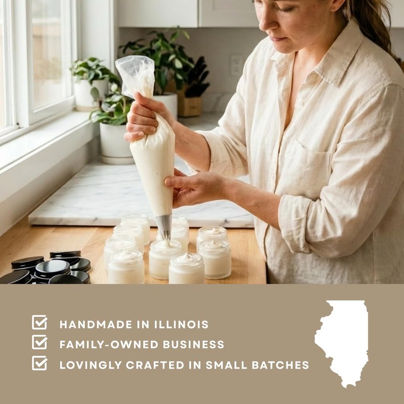 Whipped Grass-Fed Tallow Balm & Manuka Honey For Skin Face Body - Organic Jojoba & All-Natural Moisturizing Cream for Nourished, Soft Skin - Handmade All-Natural Moisturizer (2 Oz, Lavender Honey)