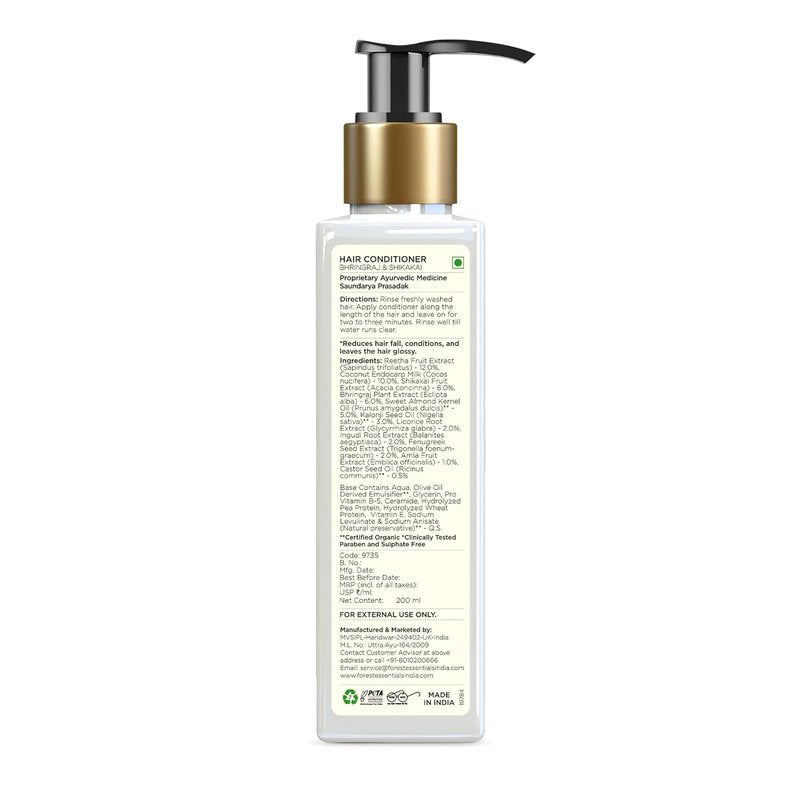 Bhringraj & Shikakai Hair Conditioner - Nourishing Formula for Stronger Hair | 200ml