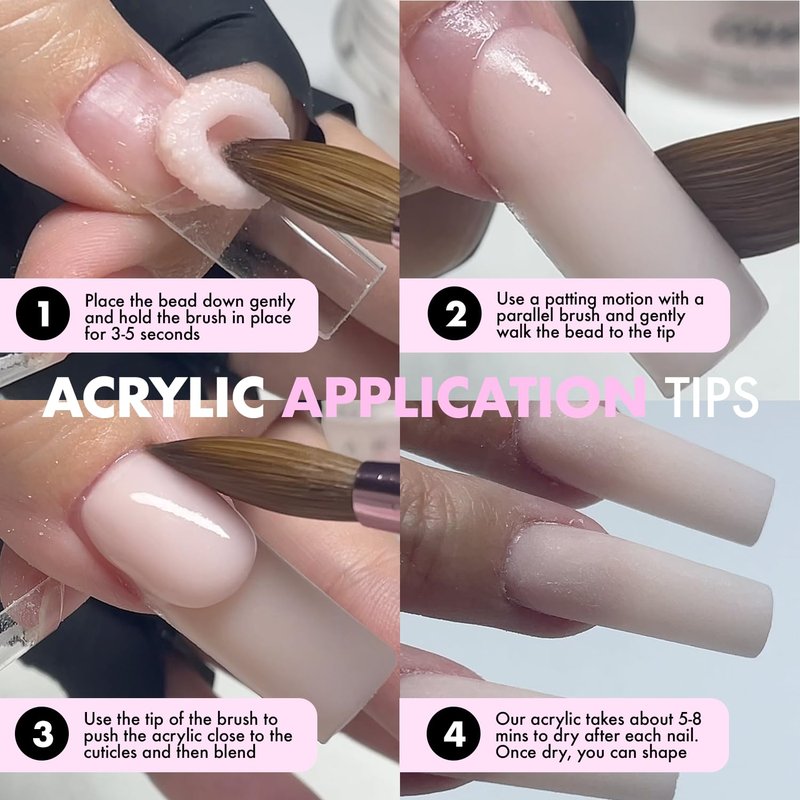 MakarttPro Kolinsky Acrylic Nail Brush #8 – 100% Pure Kolinsky Hair for Acrylic Powder & EMA Monomer, Professional Nail Brush with Superior Liquid Retention, Anti-Clogging, for Nail Techs & Beginners