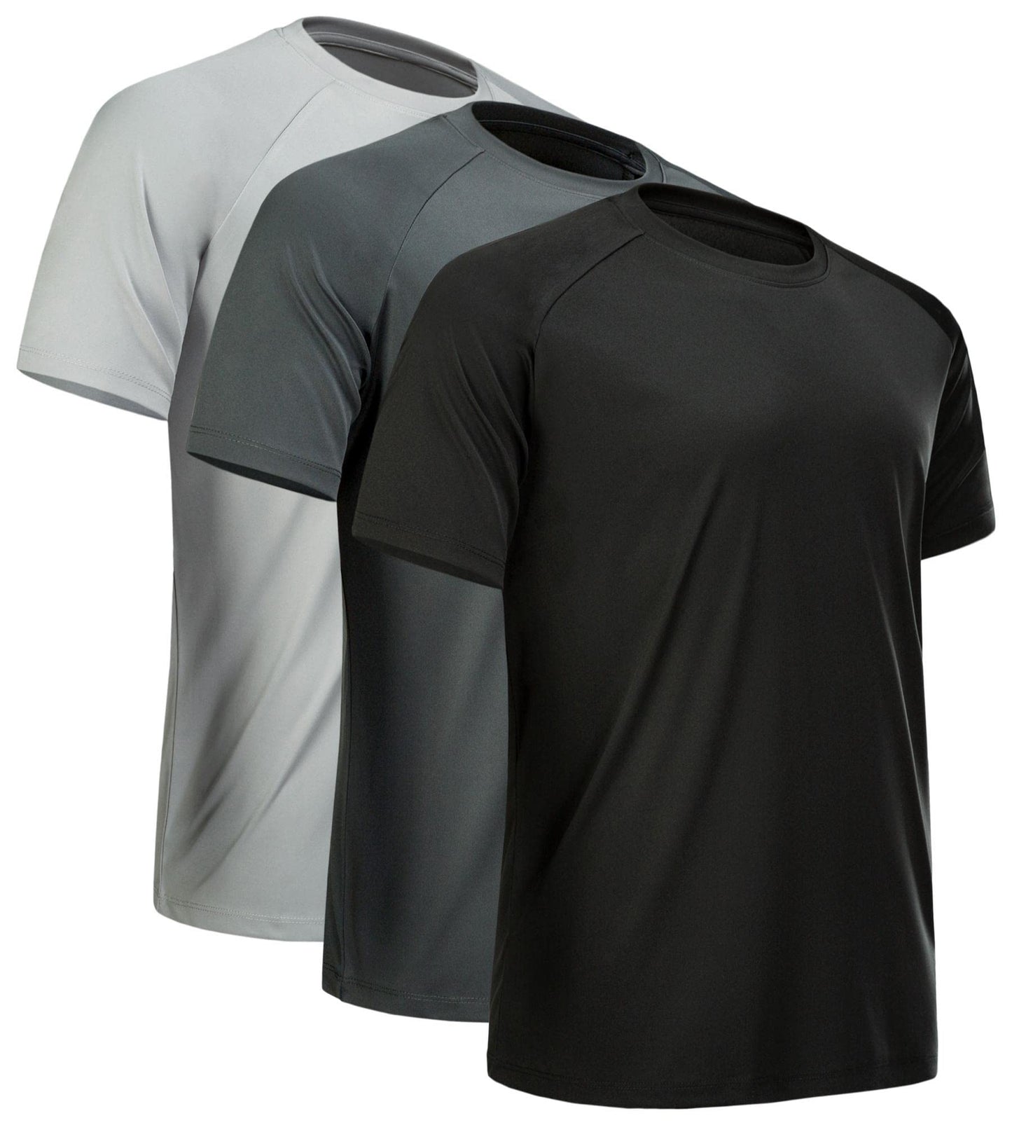 CE' CERDR Mens Workout Shirts Quick Dry Performance Short Sleeve Athletic Shirt