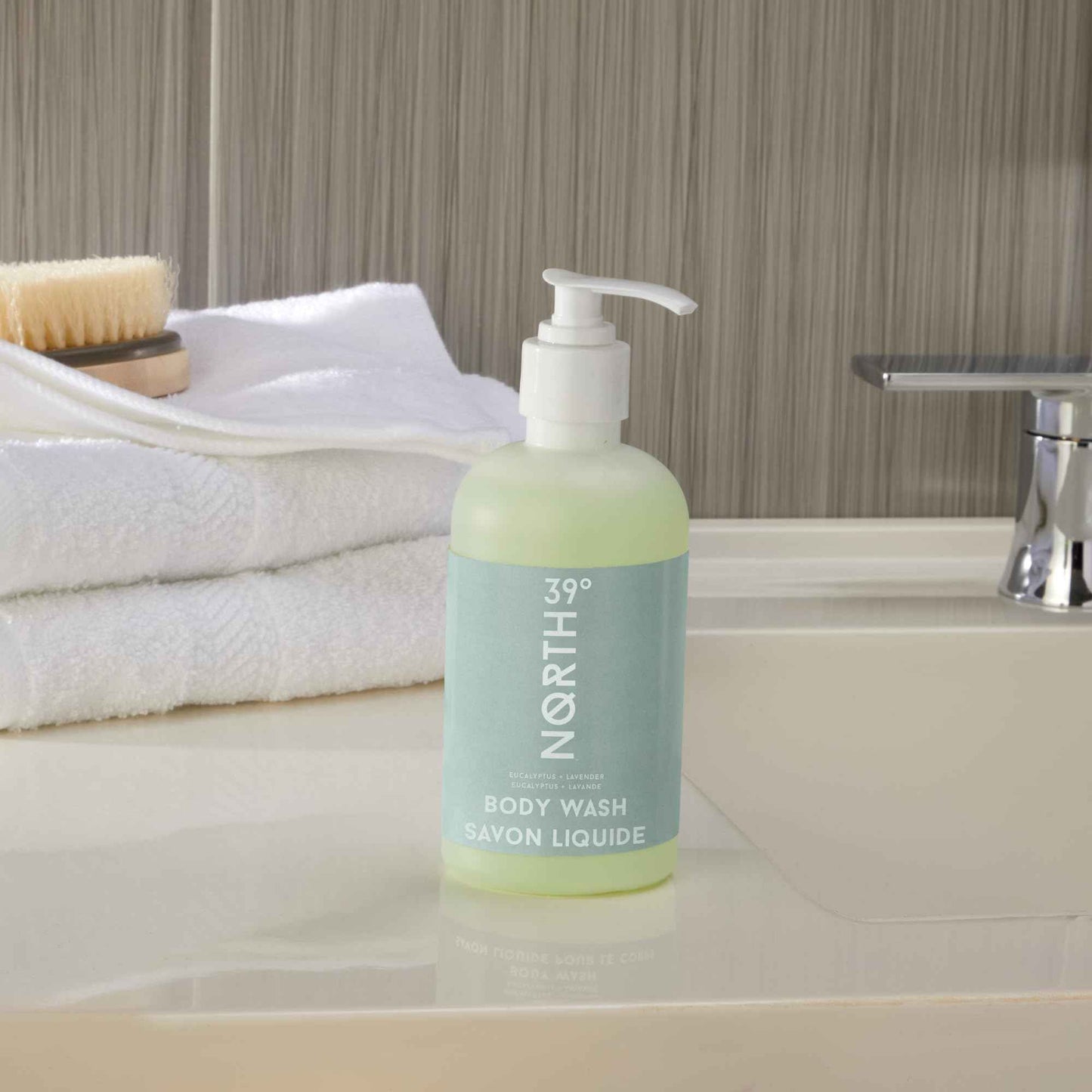 39° North Body Wash - Eucalyptus & Lavender Scent - Featured in Courtyard by Marriott and Residence Inn Hotels - Cleansing & Moisturizing - All Natural Body Wash - 8.5oz