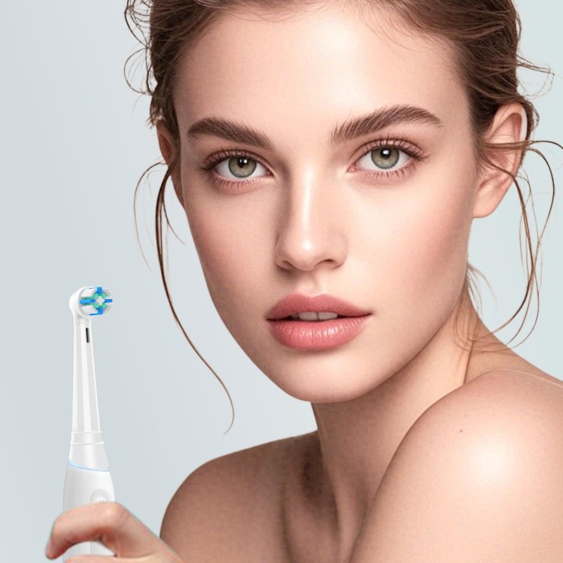 12 Pcs IO Replacement Heads Compatible with Oral B IO 2/3/4/5/6/7/8/9/10/Deep Clean Series Electric Toothbrushes, Medium Softness Brush Heads Compatible with Oral B iO (White)