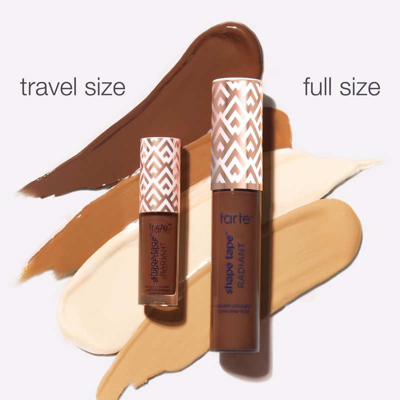 tarte shape tape radiant concealer – Medium-Coverage, Hydrating Finish Under Eye Concealer for Dark Circles, Redness & Discoloration, Vegan, Cruelty-Free, full size, 53H deep honey