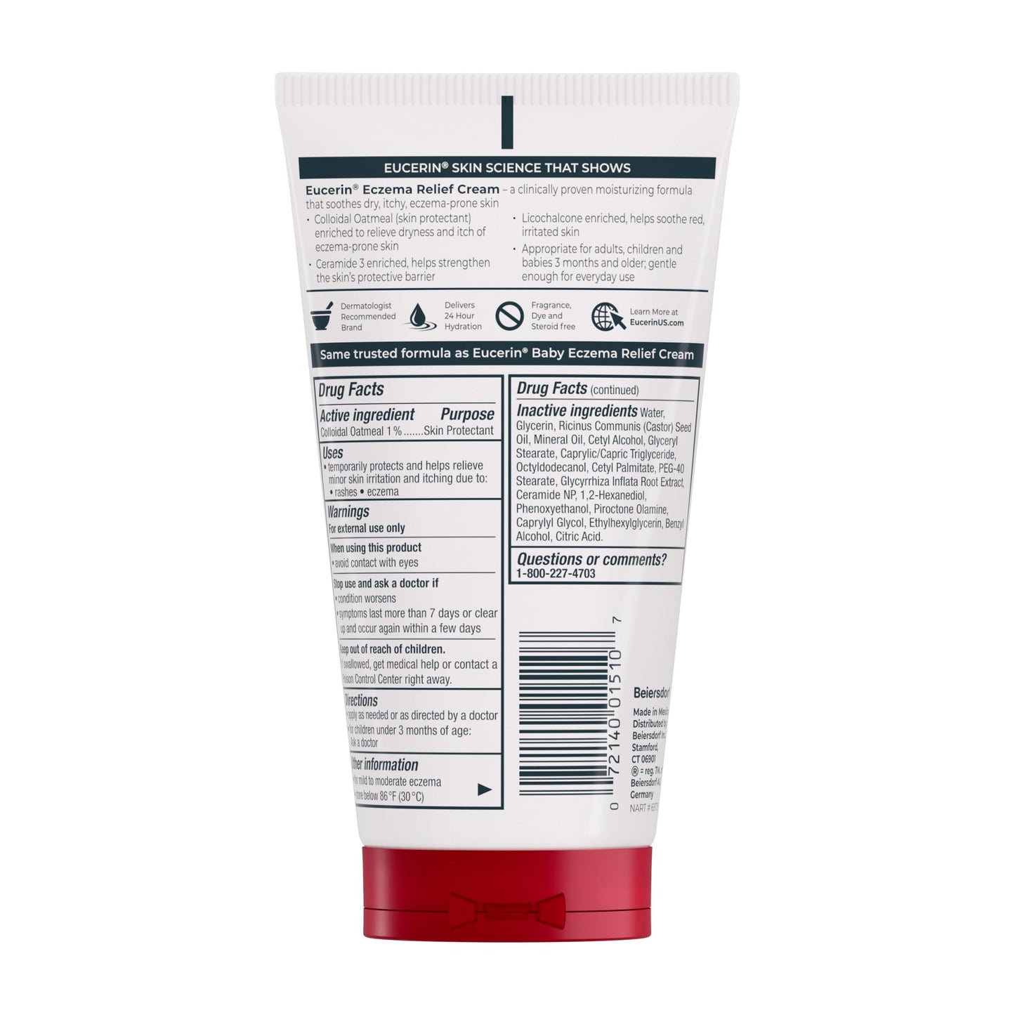 Eucerin Eczema Relief Complete Care Bundle Eczema Relief Body Wash, 13.5 FL OZ, and Eczema Relief Body Cream, 5 OZ