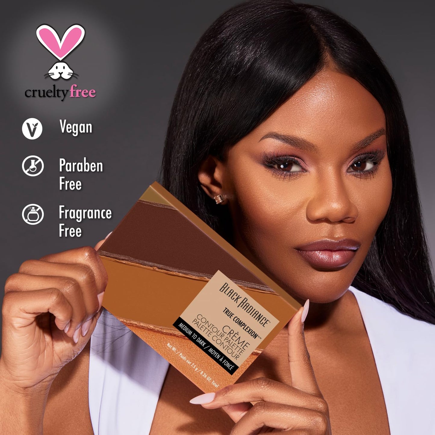 Black Radiance True Complexion Creme Contour Palette, Medium to Dark, 7.5 Gram