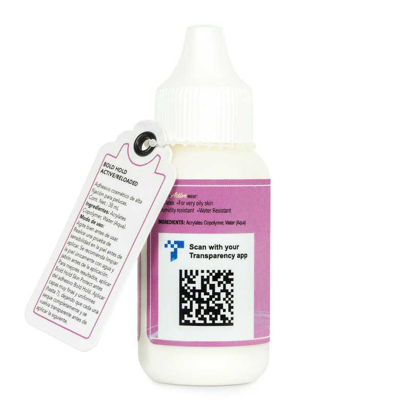 The Hair Diagram - Bold Hold Active Reloaded - Strong Hold Glue for Wigs and Hair Systems - Invisible Bonding - Formulated for Oily Skin - Non Toxic - Humidity Resistant & Water- Resistant -1.3oz