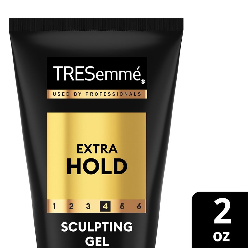TRESemmé Sculpting Gel, Travel-Size, Extra Hold 12-Pack – Professional-Quality Formula, 24H Frizz Control, 2 Oz Ea