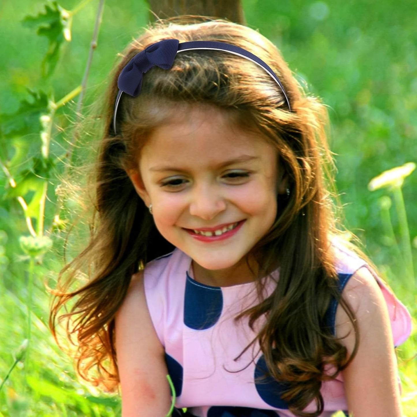 Toddler Headbands with Bows - Soft, Cute Hair Accessories for Girls (10pcs)