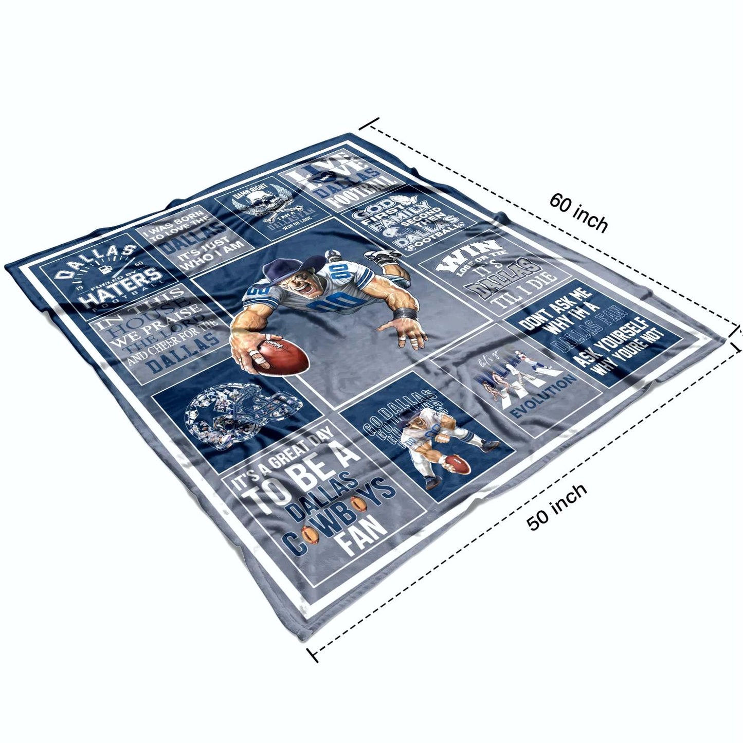 Znutrce Football Blanket Super Soft Flannel Throw Blanket Football Style Travel Blanket for Men Women Boys Kids Gifts Sofa Bed, Football Style Decor Gift 50" X 60"inch.