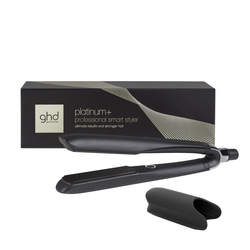 ghd Platinum+ Styler ― 1" Flat Iron Hair Straightener, Professional Ceramic Hair Styling Tool for Stronger Hair, More Shine, & More Color Protection - Black