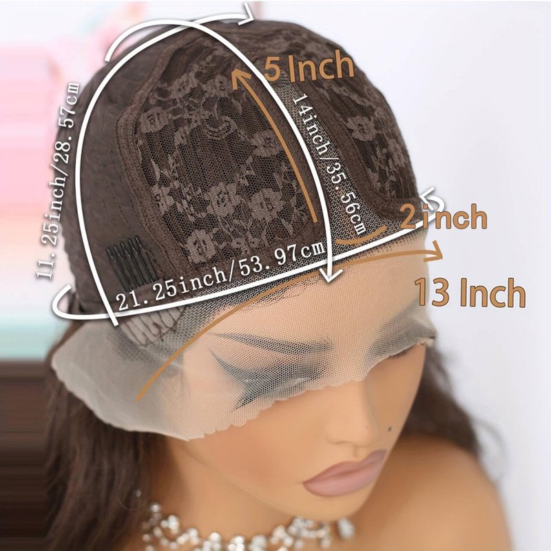 ANDRIA 13x4x1 HD Lace Front Wigs Body Wave Glueless Pre Plucked Lace Frontal Wigs For Black Women 250 density Loose Wave Synthetic Lace Front Wig With Baby Hair 26 Inch (Honey Blonde Highlight)