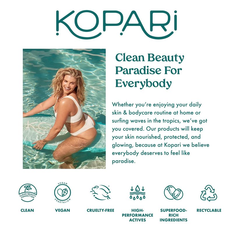 Kopari Sun Shield On-The-Glow Sheer Sunscreen Stick SPF 40, Sweat and Water Resistant Roll On Sunscreen For Face and Body with Vitamin E and Bisobolol, 1oz