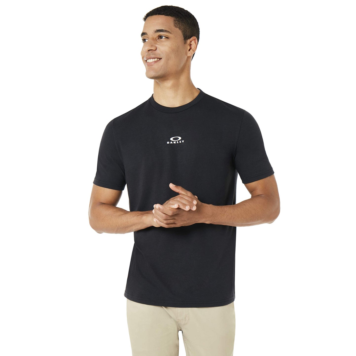 Oakley mens Bark New Shirt, Blackout, Small US