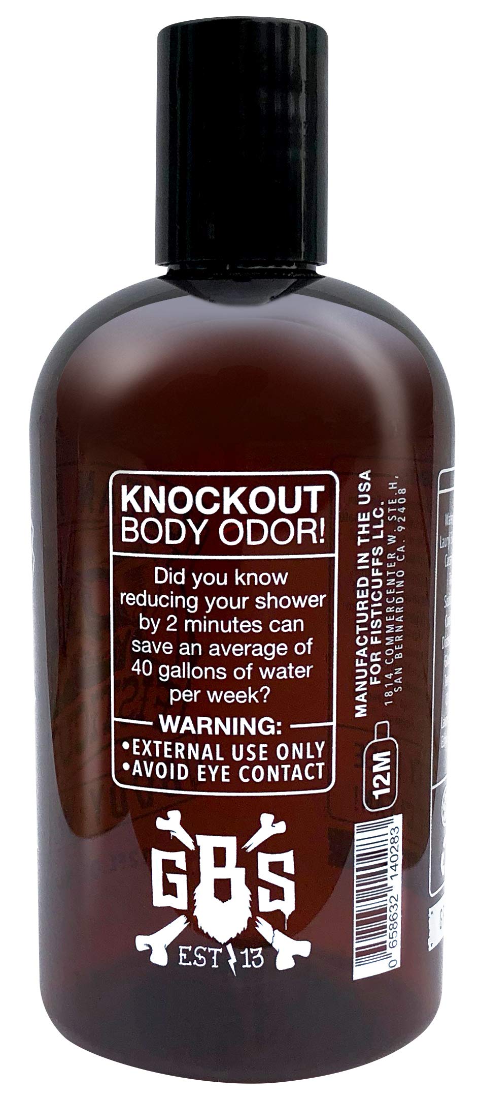 Grave Before Shave FISTICUFFS BODY WASH 12 oz Bottle