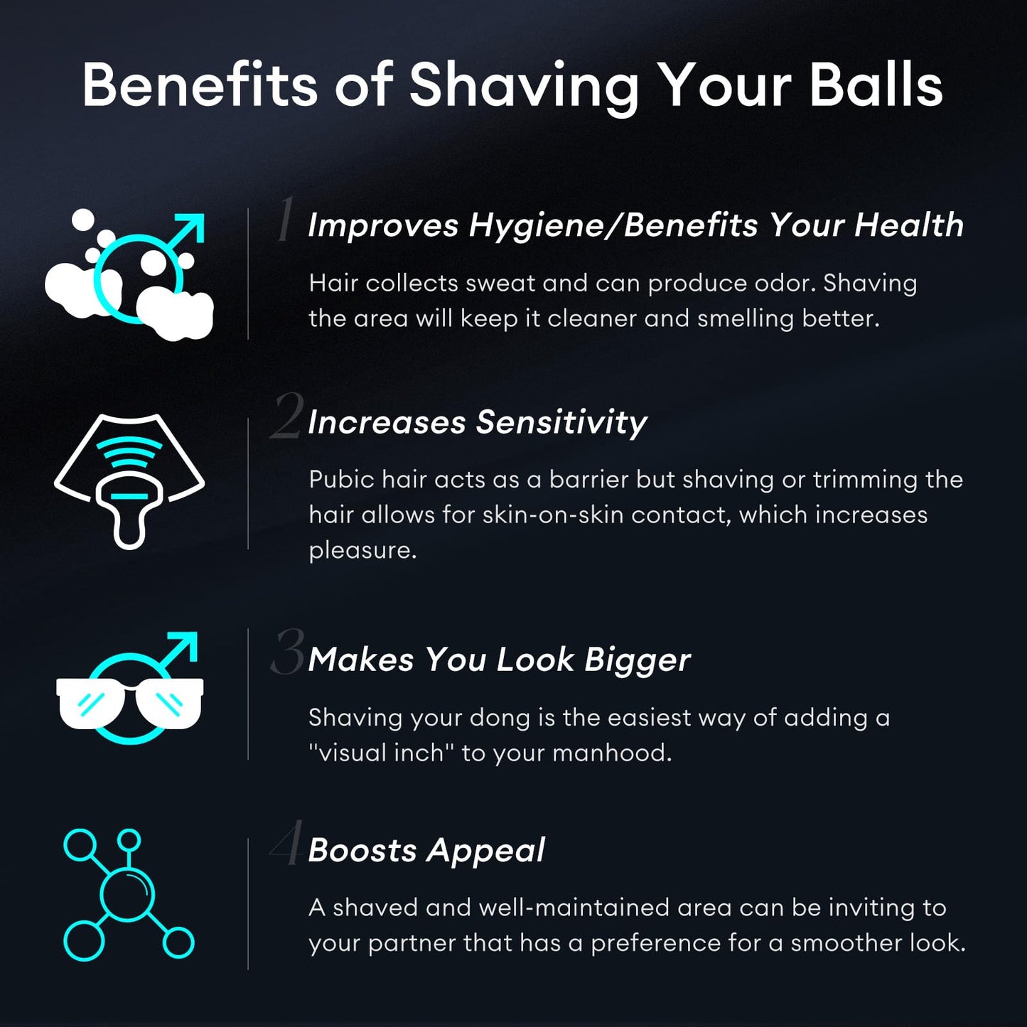 kensen Body Hair Trimmer for Men - Manscape Electric Shavers for Men, Rechargeable Pubic Hair Trimmer with Replaceable Ceramic Blade Head IPX7 Waterproof Wet/Dry Groin Trimmers Ball Shaver (Black)