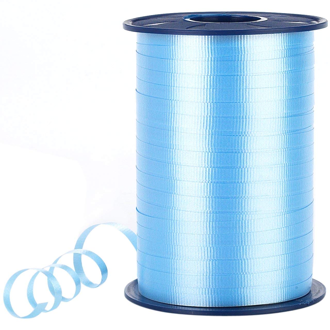 Morex Poly Crimped Curling Ribbon, 3/16-Inch by 500-Yard, Light Blue