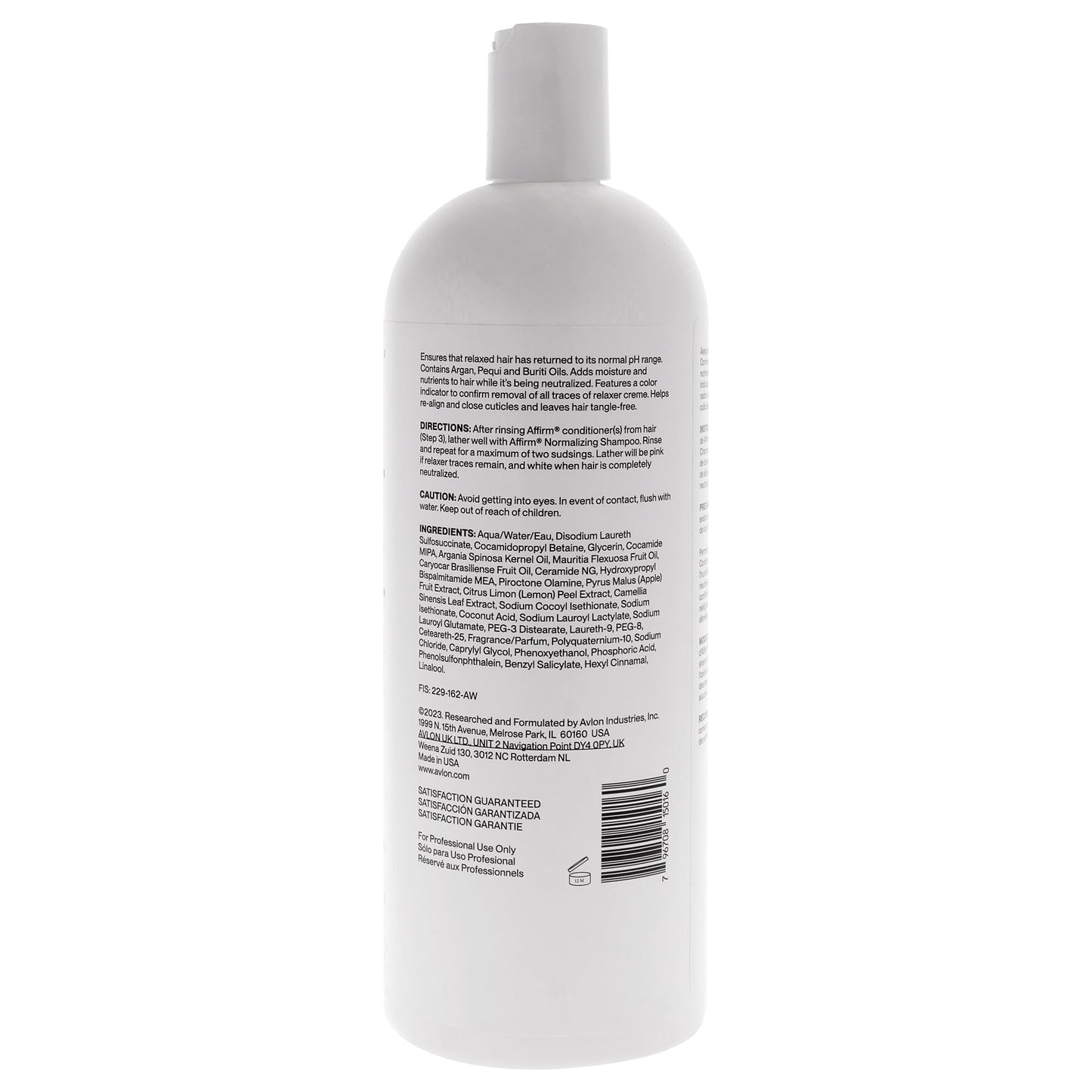 Affirm Normalizing Shampoo by Avlon for Unisex - 32 oz Shampoo