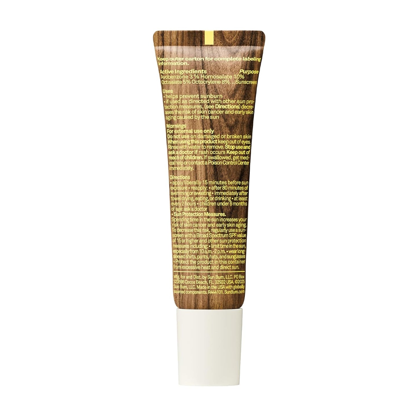 Sun Bum SPF 30 Coconut Lip Balm | Broad Spectrum Moisturizing with Aloe & Vitamin E - 0.5 oz