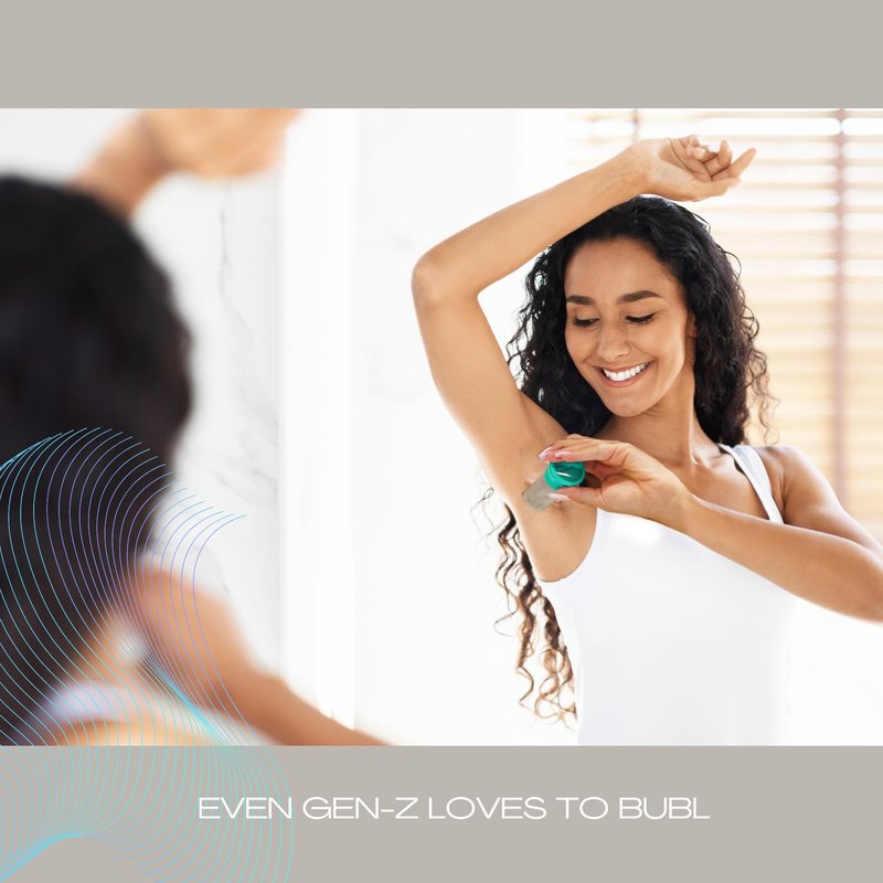 Bubl Whole Body Deodorant 1 Stick Lasts 1 Year - Natural Deodorant Mineral Stick, Natural Deodorant for Women, Men & Teens, Aluminum Chlorohydrate Free, Non-Toxic, Fragrance-Free Crystal 3.5oz