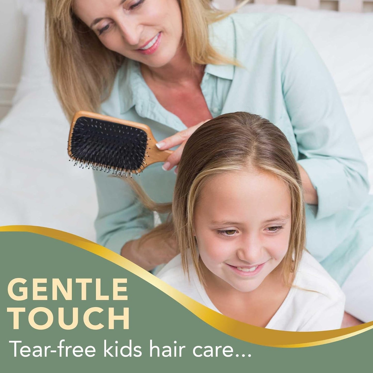 Boar Bristle Paddle Hair Brush - Detangling Wood Brush for Thick, Curly & Wavy Hair | Stimulates Scalp