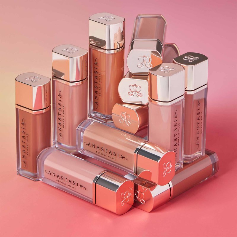 Anastasia Beverly Hills Lip Velvet - Soft Matte Velvet Lip Mousse with Full-Pigment Color for Smooth Blurred Lips and Lightweight Comfortable Wear - Peachy Nude