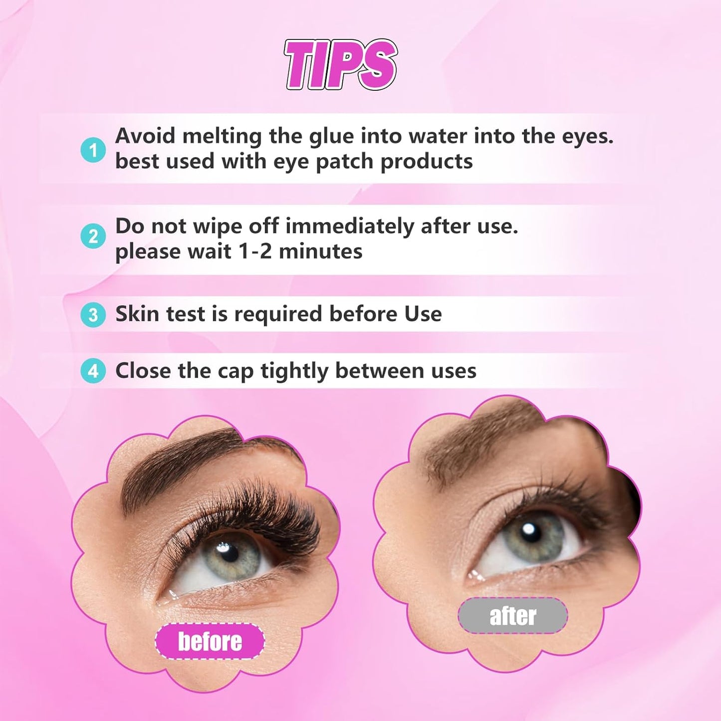 Self-Adhesive Eyelashes Kit - 120PCS Reusable No-Glue Wispy Lashes | 10-13mm C Curl with Tweezers & Remover