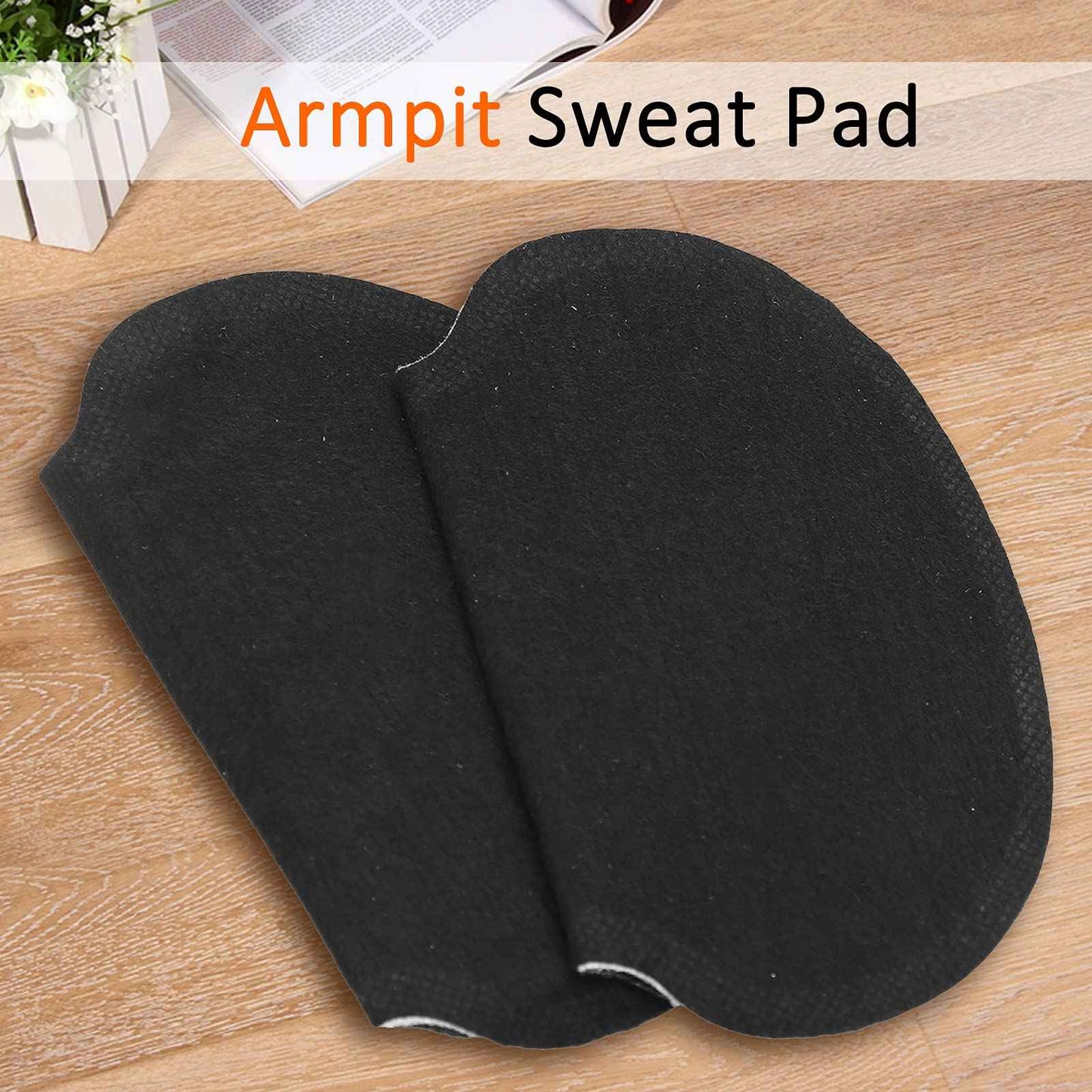 60pcs Underarm Armpit Sweat Pads Non‑Woven Fabric Dress Clothing Underarm Sweat Pads, Convenient Underarm Armpit Pad Strong Adhesion Keep Clean for Hot Weather