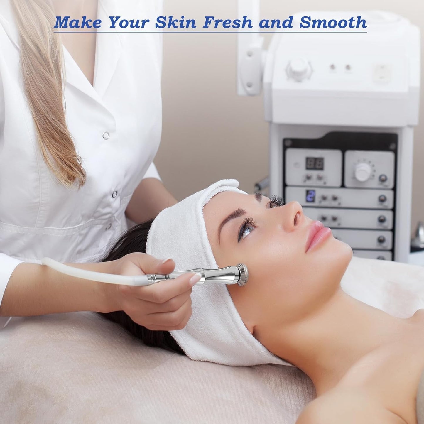 Diamond Dermabrasion Tips - Microdermabrasion Machine Accessories | 9 Replacement Tips & 3 Wands