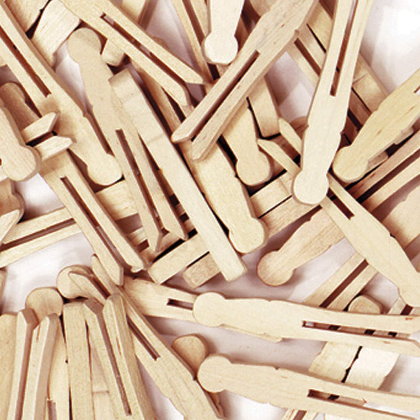 Chenille Kraft Natural Flat-Slotted Clothespins (CKC368501)