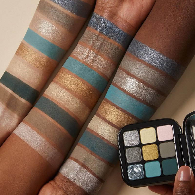Kiko Milano Glamour Multi Finish Eyeshadow Palette 06 | Palette With 9 Eyeshadows In Different Finishes