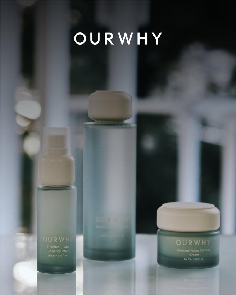 OURWHY Heartleaf Hydra Calming Serum (1.35fl oz) - Soothing & Hydrating Serum for Sensitive Skin. With Heartleaf Extract, Hyaluronic Acid & Panthenol