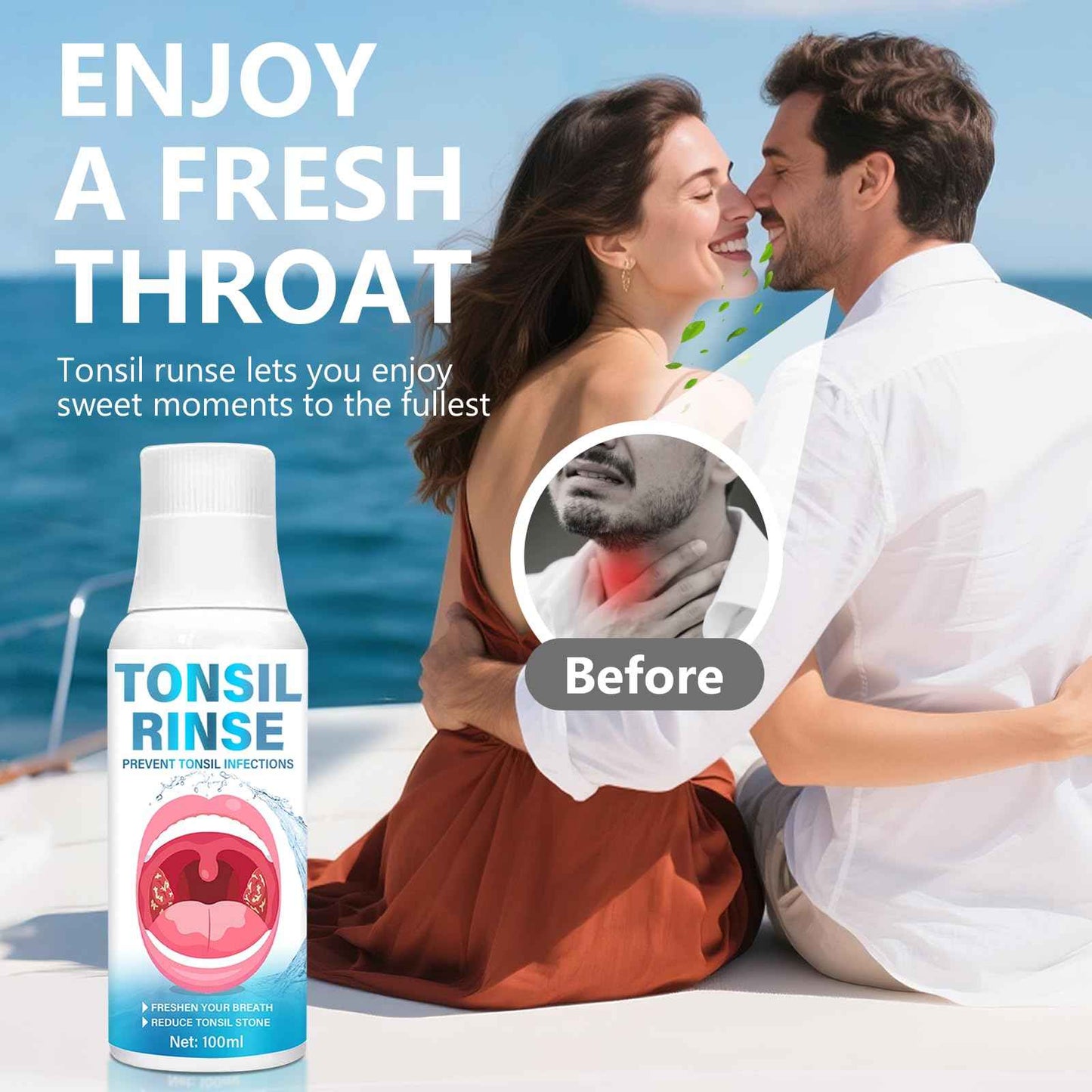 Tonsil Stone Remover, Tonsil Stone Mouthwash to Help Soothe Tonsils, Eliminate Bad Breath and Relieve Dry Mouth