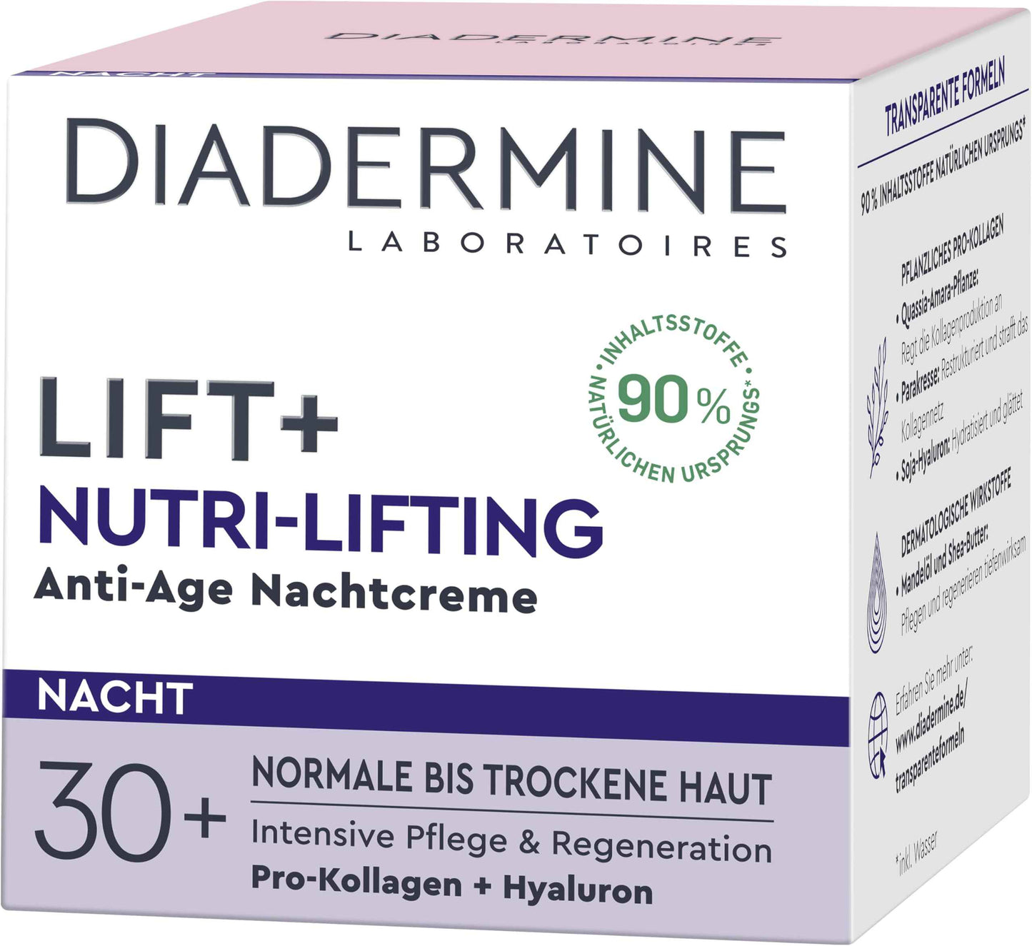 DIADERMINE LIFT+ Nachtpflege Nutri-Lifting Nachtcreme, 1er Pack (1 x 50 ml)